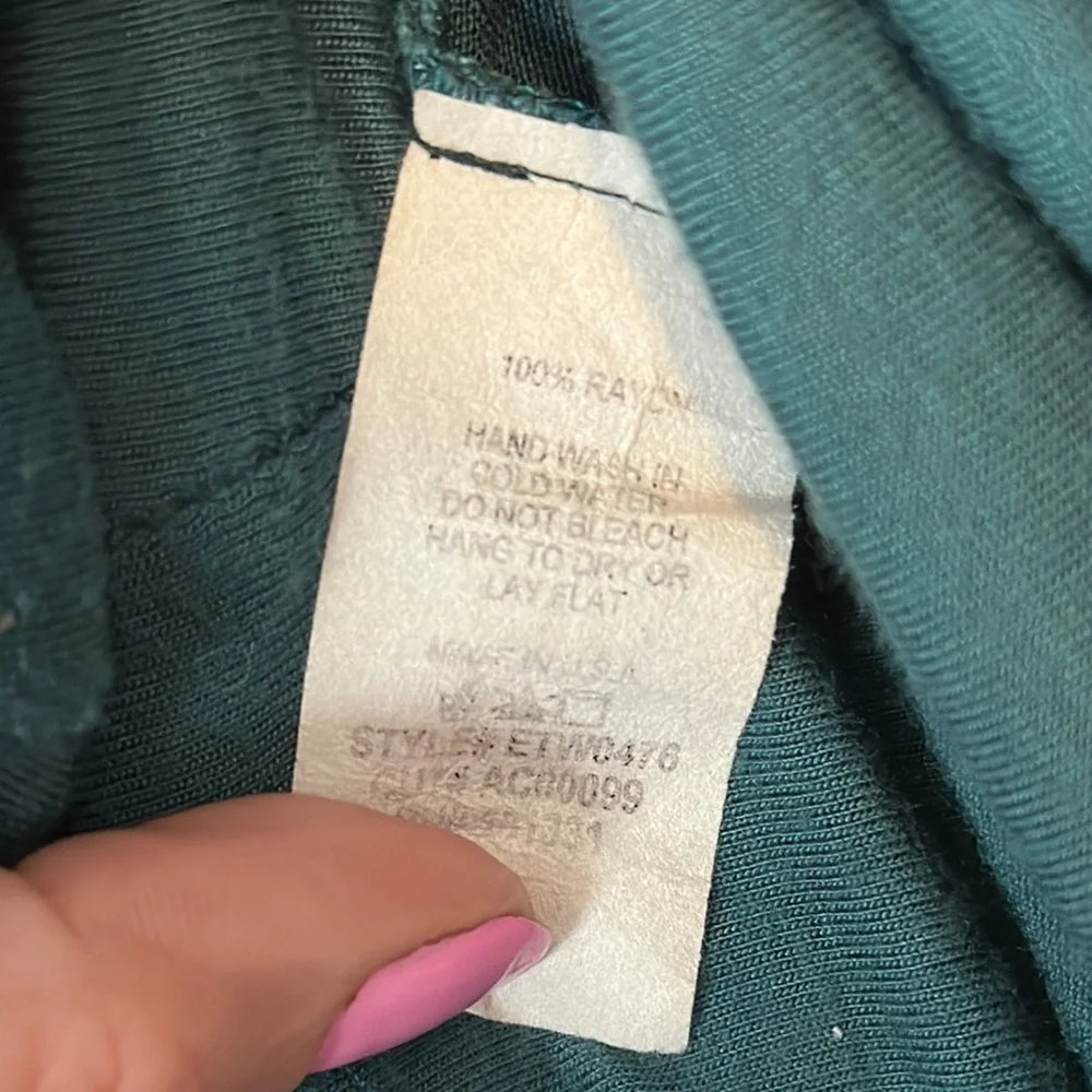Charlotte Russe Teal Embellished Tank Top - Picture 4 of 5